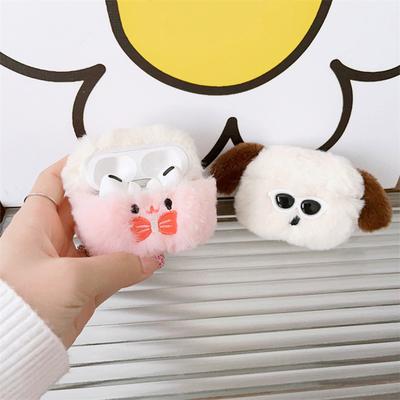 Plush Rabbit Dog Earbud Case for AirPods 1/2/3/4 for AirPods Pro 36925 Bluetooth-compatible Wireless