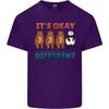 Panda Bear LGBT Its Okay to Be Different Unisexs Light Cotton TShirt