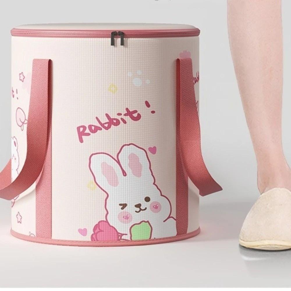 Thickened Collapsible Foot Bath Rabbit Pattern Foldable Tub Cartoon Foot Spa Bath Tub  Household