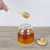 Transparent Glass Honeycomb Tank with Dipper and Lid Honey Pot  Wedding Party