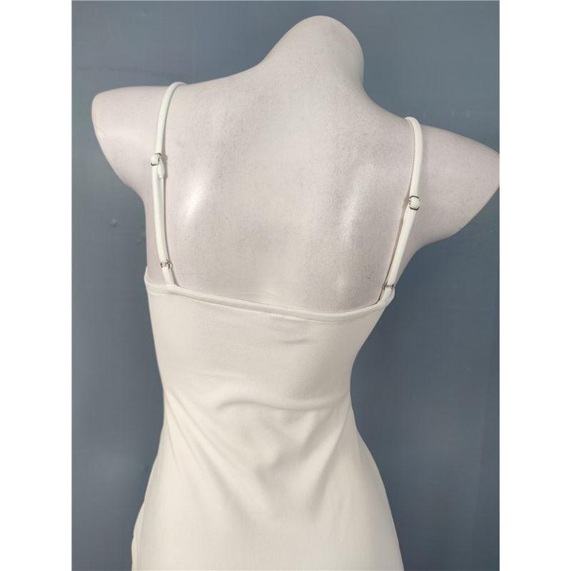 Foreign Trade Order Sexy Gyaru Sling Waist Hugging Slimming Pleat Diamond Decorations Fashion Summer New Sheath Short Dress