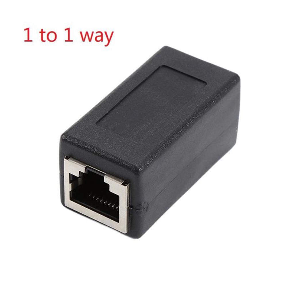 Network Cable Docking Plug Extender Female Coupler RJ45 Splitter Adapters Network Connector