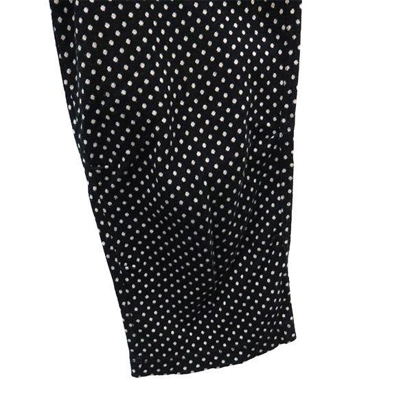 Fred Perry Dot Quarter Pants M Black Cropped Women Used