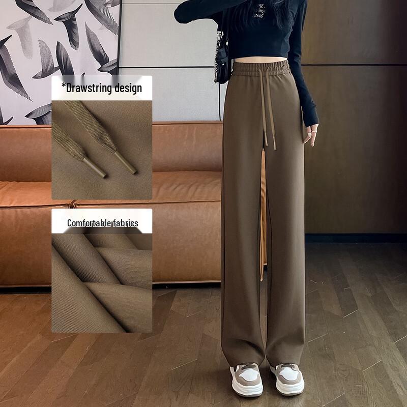 HSTYLE Women's Casual Straight-Leg Trousers