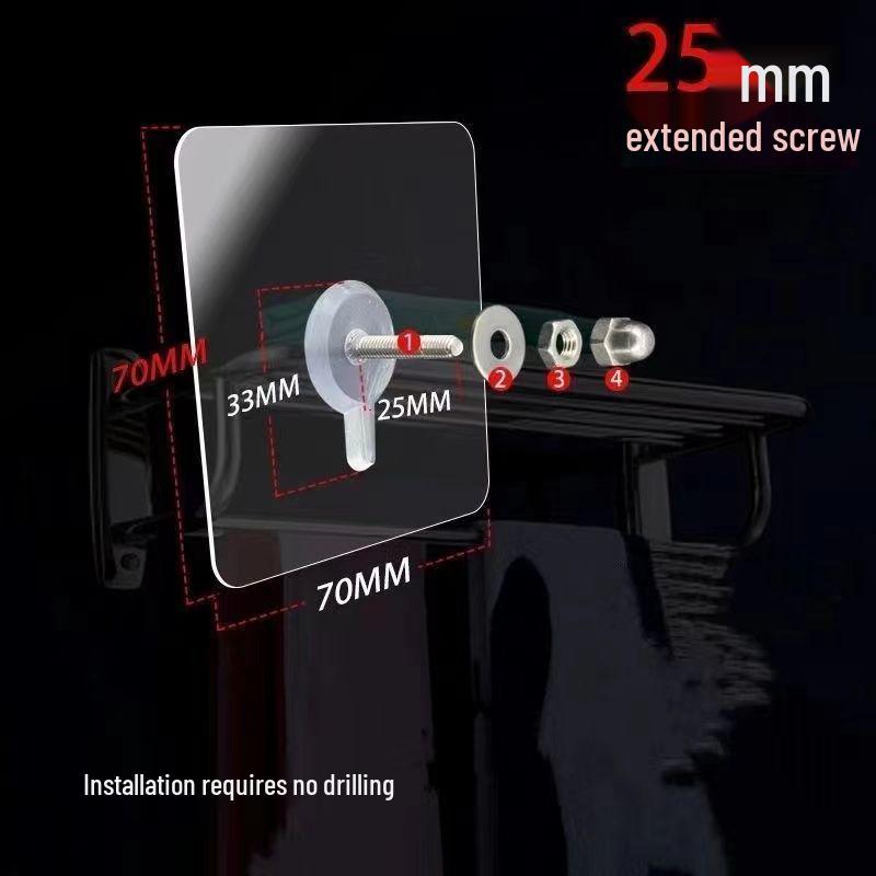 Rahmenloses Metall-Lochplatten-Lagerregal für Werkzeuge, Telefone, Schmuck und mehr