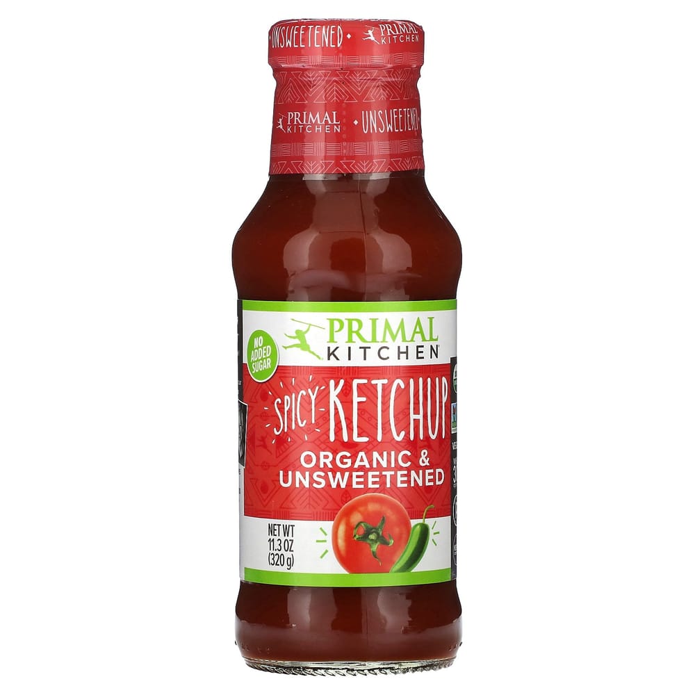 Primal Kitchen Spicy Ketchup & Unsweetened, 320g (11.3oz)