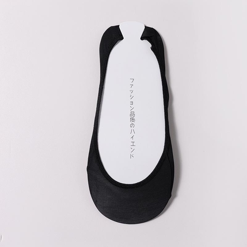Chaussettes invisibles ultra-fines antidérapantes avec coussinet à l'avant-pied pour talons hauts