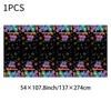Party Halloween Tableware Set Luminous Plate Cups Napkins Tablecloth Celebration