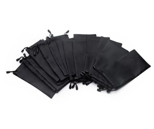 

50pcs Sunglass Drawstring Pouches - Microfiber Dustproof Eyewear Bags, Lightweight Travel Case for Glasses Storage, Durable Gift