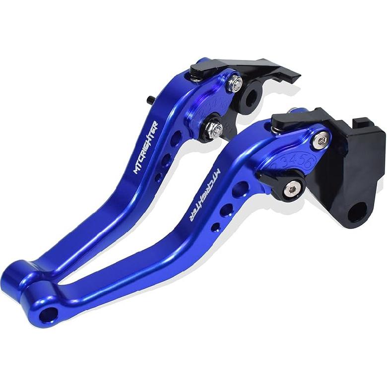 Compatible with Triumph Street Scrambler 2017-2022 Short Brake Lever Clutch Lever, CNC Aluminum Alloy Made (Black)