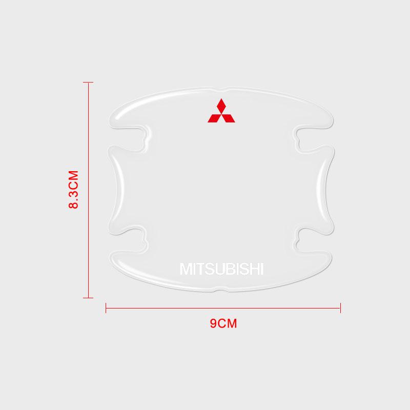 Car Door Anti-collision Strip Door Handle Protection Strip For Mitsubishi Outlander Lancer 10 9 ASX RALLIART Eclipse L200 Pajero