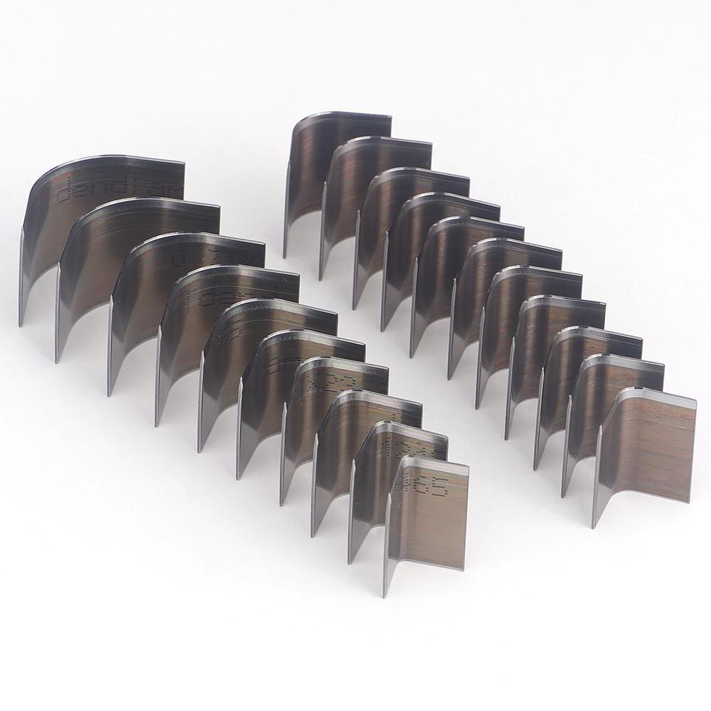 1Set Handmade Stamping Tools for Faux Leather, Metal Cutting Knife Mold, R-Angle Knife Mold, DIY Round Corner Cutting Knife Mold