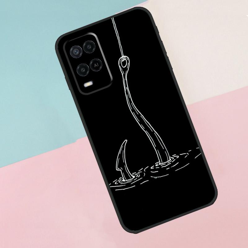

Fish Hook Fishing For Oppo A16 A76 A96 A15 A80 A60 A40 A94 A54 A98 A78 A18 A38 A58 A17 A77 A74 A57S Phone Case OPPO A78 4G