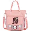 Demon Slayer Tote Bag Crossbody Bag Carrying Bag Shoulder Bag for Teenager Girl Boy Back To School Bag Men Women Leisure Travel Bag Mochila