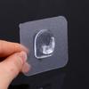 5Pcs Free Punching Seamless Invisible Hook Bathroom Kitchen Adhesive Hook