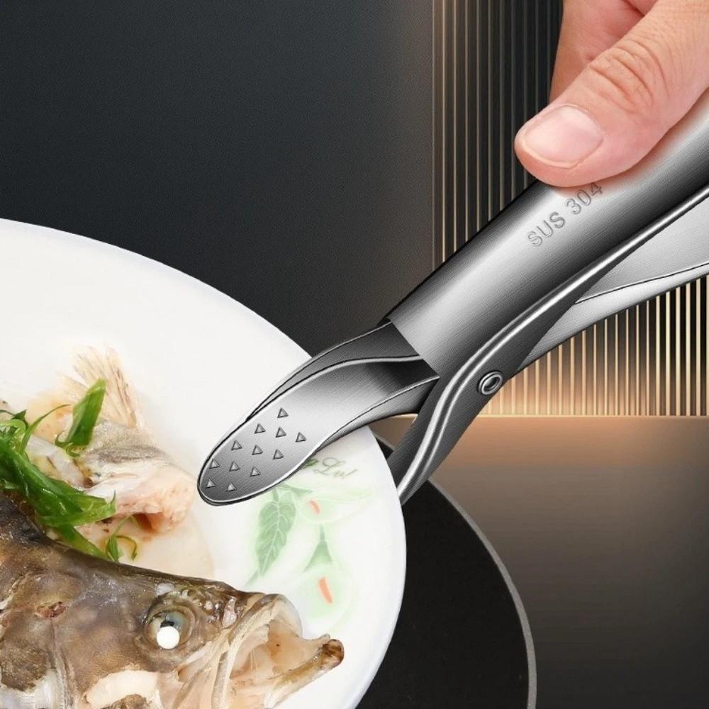 Stainless Steel Anti Scalding Clip Non-slip Dish Holder Retriever Tongs Pot Gripper Clip Home