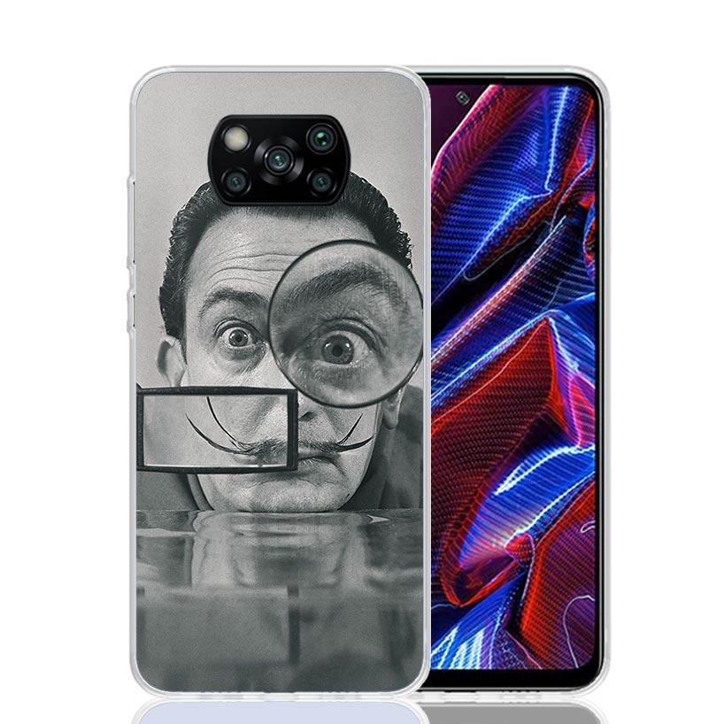 Salvador Dali Art Phone Case For Xiaomi Poco X7 X6 X5 Pro F7 Ultra Redmi 15C 15 13 13C 12 12C 10 10A 10C 9 9A 9C 9T Cover Poco X