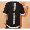 Li Ning T Shirts Men's Black Crew Neck Moderate Straight Fit AHSQ113-1