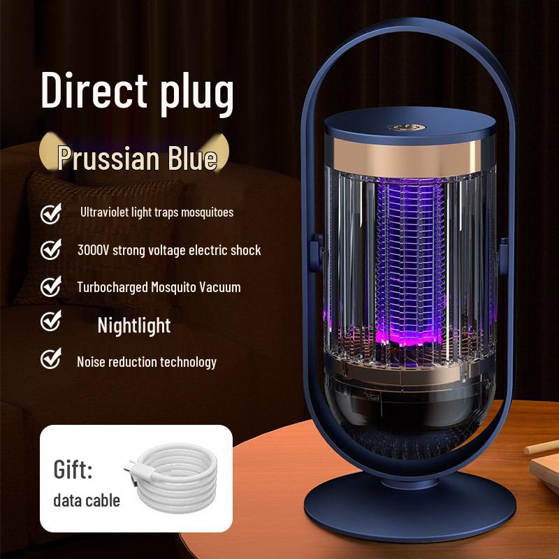 2025 Triple Grid Purple Light Mosquito Killer Lamp & Swatter