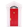 Beautiful Steepletop Design Collectible Lightweight DIY Scene Doll Home Furniture Craft Wooden Door Souvenir Gift Dollhouse