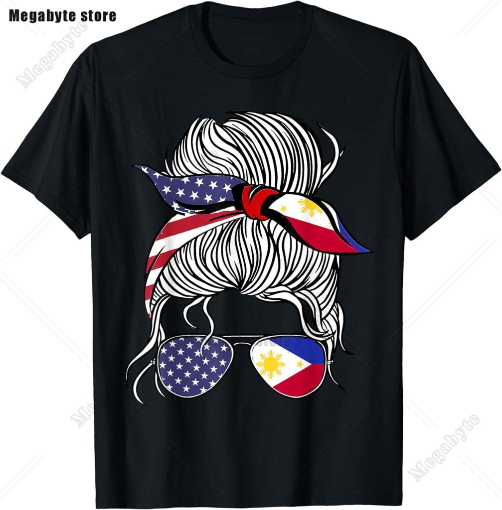 T-shirt Ragazza Filippina Patrimonio Bandiera Filippine Regalo T-shirt Cotone Streetwear Manica Corta Regali di Compleanno T-shirt Abbigliamento Unisex