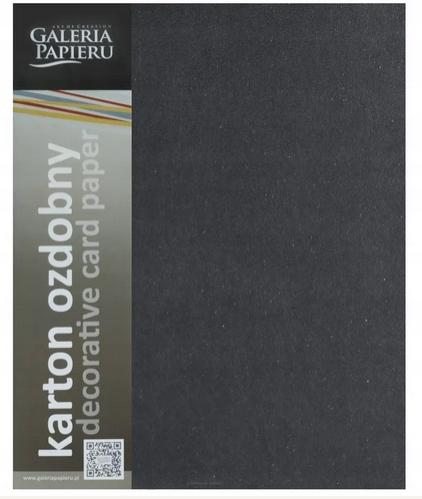 KARTON OZDOBNY MIKA CZARNY 240G/M2 (20) 4598
