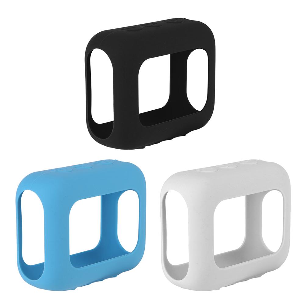 Silicone Speaker Protective Cover with Hook Speaker Shell Pouch Sleeve Skin Travel Protective Stand Up Carrying Case for JBL GO4
