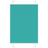 VidaXL Store Plissé Pétrole Green 100x100 Cm Fabric Width 99.4cm, Window Pleated Blind, Accordion Blind, Pleated Blind 4015381
