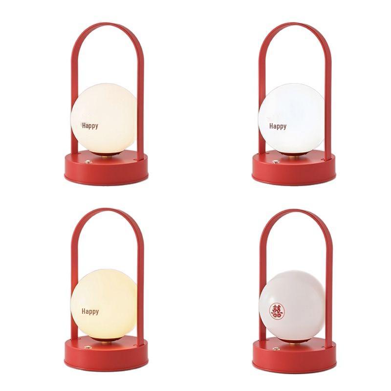 French Country 5W Red LED Bedside Light – Wedding Gift for Bride