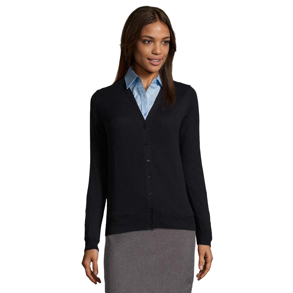 SOLS Womens/Ladies Golden Knitted V Neck Cardigan