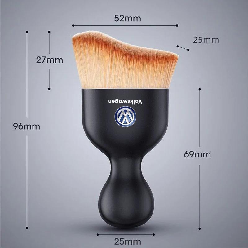 For Volkswagen Car Interior Cleaning Brush Air Outlet Cleaning Car Soft Brush For VW Polo Arteon Tiguan Golf Touareg Up! GTI Ama