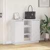LED Sideboard Weiß 90 x 32 x 75 cm Spanplatte