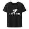 Funny Tee Tops No Balance T-Shirt  Novelty Comfortable Roupas Graphic Printed Clothes Men Clothing Creative Graphic T Shirts