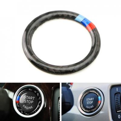 Kolfiber Motor Startknapp Ring 06-12 BMW E90 E92 325i 328i 330i 335i