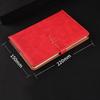 School Notebook 200 Pages Leather Cover Sewing Binding  School Supplies A5A6 Hardcover Diary Leather Diary