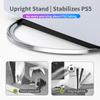 Portable Metal Vertical Stand for PS5 Slim/Pro Digital Disk Version Anti-Slip Base Holder for PS5 Pro Console Accessories