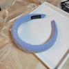 Candy-colored high-crown headband, Korean internet celebrity style, elegant headband, age-reducing wide-brimmed hair headband, hair ornament