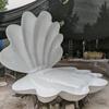 GFK Perlmutt Muschel Modell Skulptur Meeres-Thema Hochzeits-Hintergrund Große Muschel Außen-Dekoration Schmuckstück