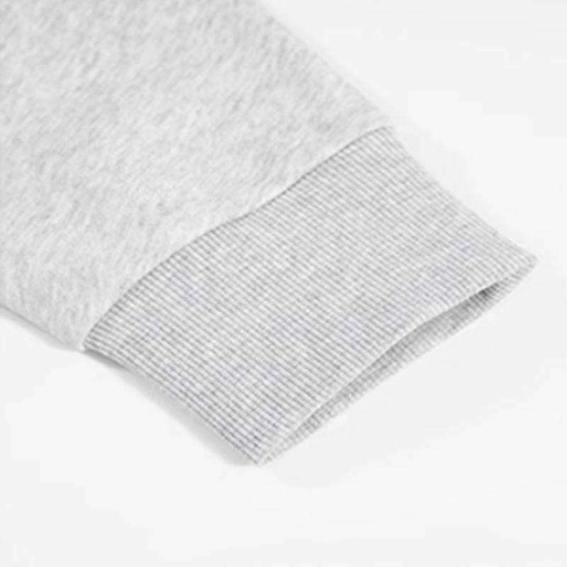 Li Ning Buchstabenprint Locker Baumwolle Bequem Vielseitig Rundhals-Pullover Langarm-Sweatshirt Lässiger Sportanzug AWDTD3-2-AKL73-4