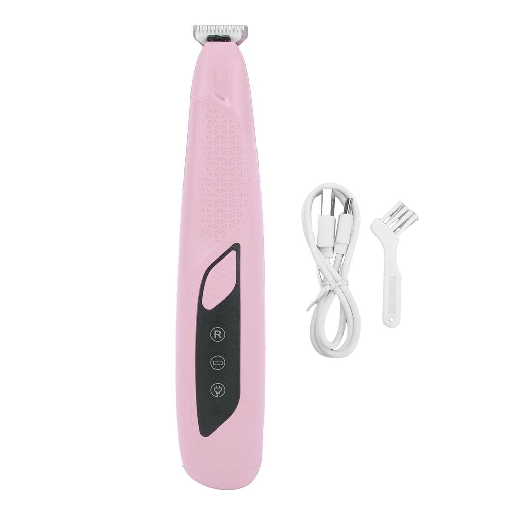 Dog Trimmer Dog Trimmer with LED Light Rechargeable Electric Cat Grooming Clippers for Feet Small Area Hair
