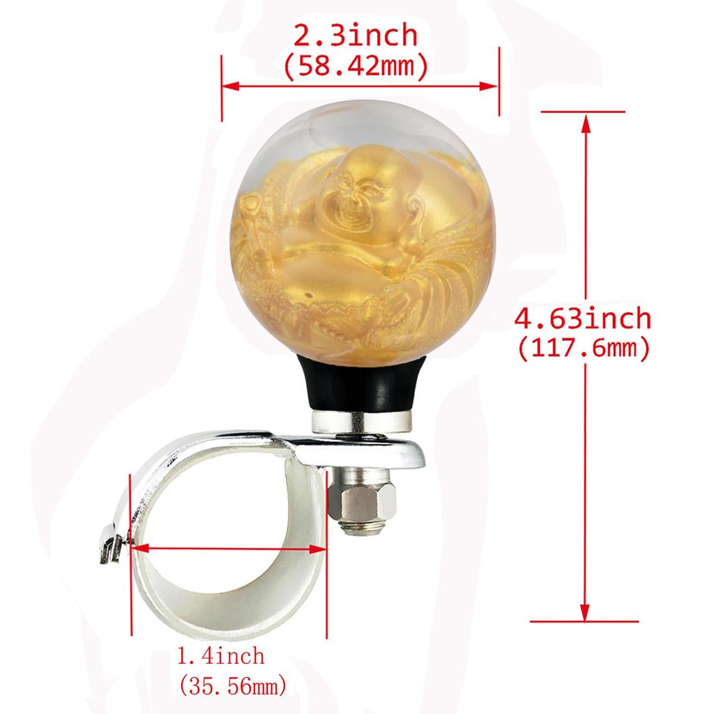 Abfer Volant Cool Auto Posilovač řízení Asistenční rukojeť Držák pro Rychlostní volant Posilovač Univerzální pro Automatické a Manuální Asistenci při Otáčení