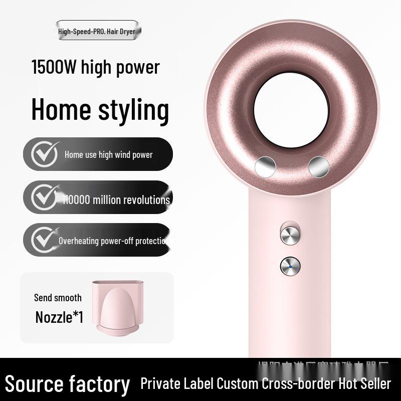High-Speed Blade-less Hair Dryer: Constant Temperature, High-Power Hair Care for Home Use EU Plug 220V-240V