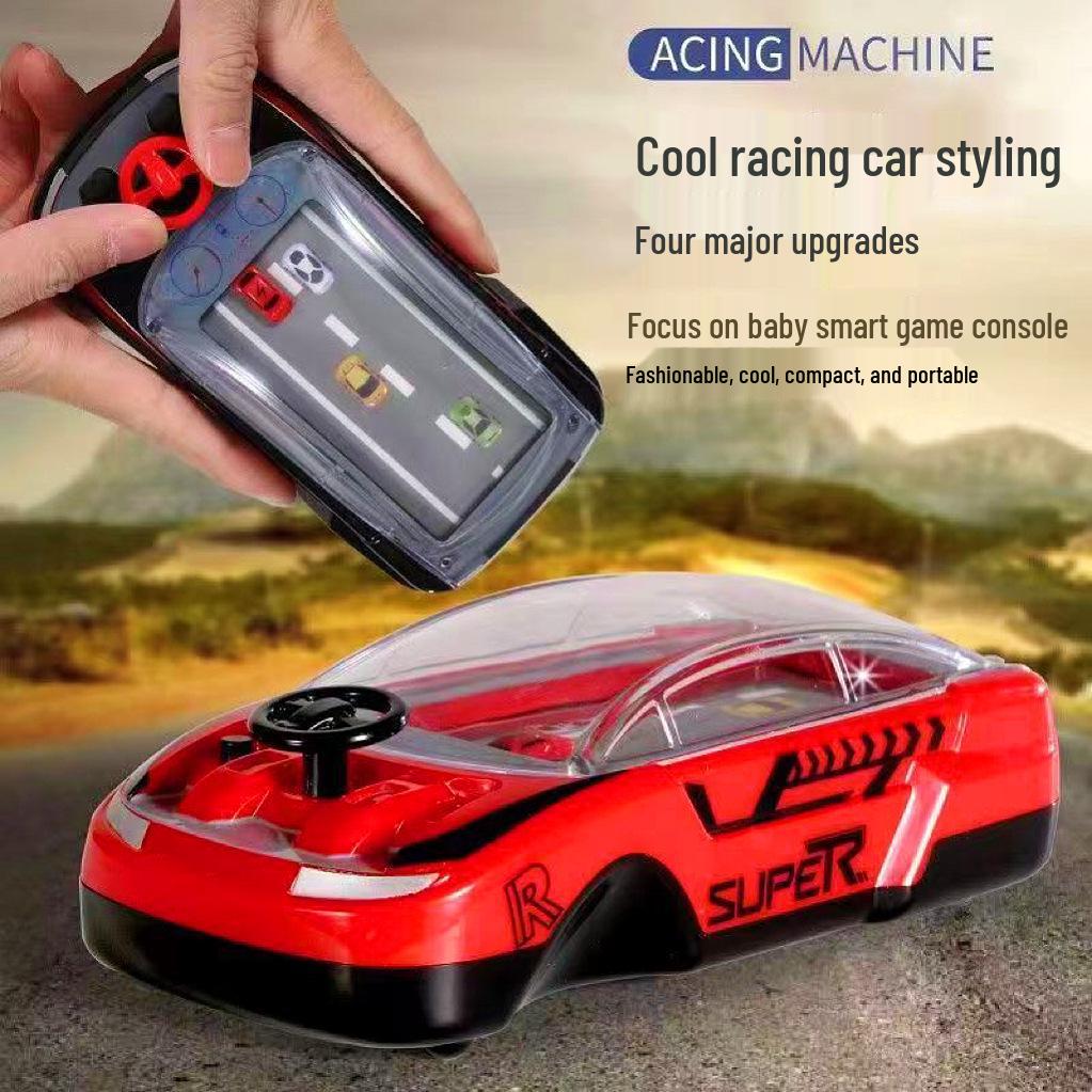 Kids' Racing Adventure Handheld Electric Game Console - Simulated Driving Toy for Boys and Girls
