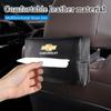 PU Leather Car Tissue Box Facial Tissue Storage Bag For Chevrolet Bolt Spark Tahoe Z71 Aveo Impala Lacetti Malibu Sail SS Cruze