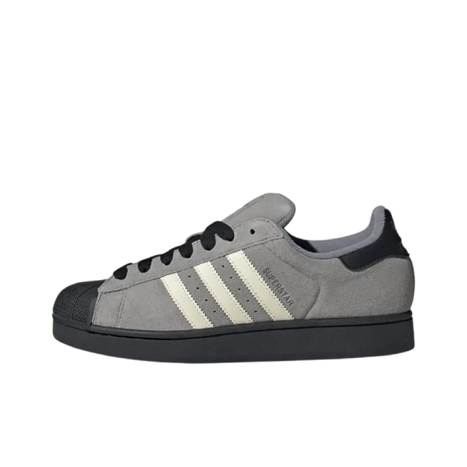 

Adidas Оригинальные кроссовки Superstar 2 Classic Versatile для скейтбординга Унисекс Серые JQ3222 40⅔