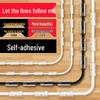 Self-Adhesive Cable Organizer Clip - No-Punch, No-Trace Wire Management Solution