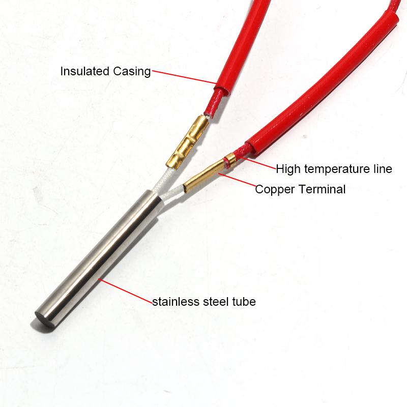 LUJINXUN Single Head Heating Pipe 14mm* 80mm 14*90mm 14*95mm Cartridge Heater 300W-330W 110V/220V 201SS for Molding Machine 5pcs