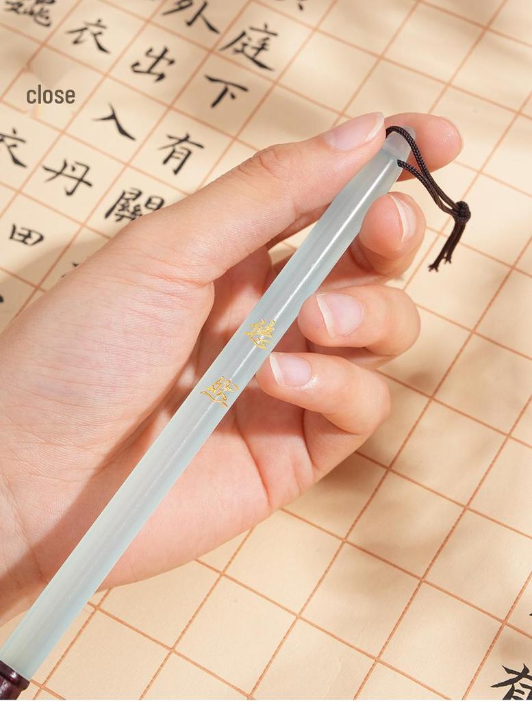 Professional Mixed Bristle Brush Pen Set (Wolf & Purple Hair) for Calligraphy, Painting, and Practice Writing