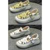 New  Flat Sandals Casual Buckle Soft Leather Comfortable Mom Shoes