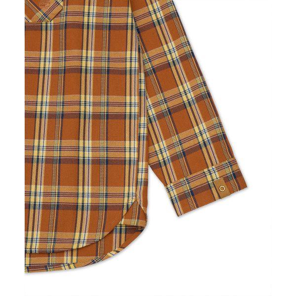 Timberland Plaid Button-Down Long Sleeve Shirt Men shirts 0YH3PC39